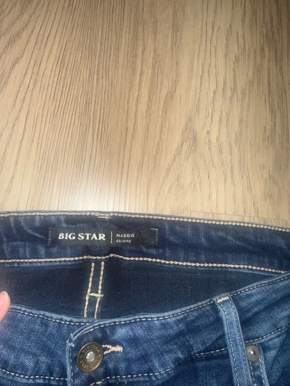Big Star Maddie Skinny Jeans Western Cowgirl Dark Wash Rodeo Denim‎ Y2K Country - Picture 10 of 12
